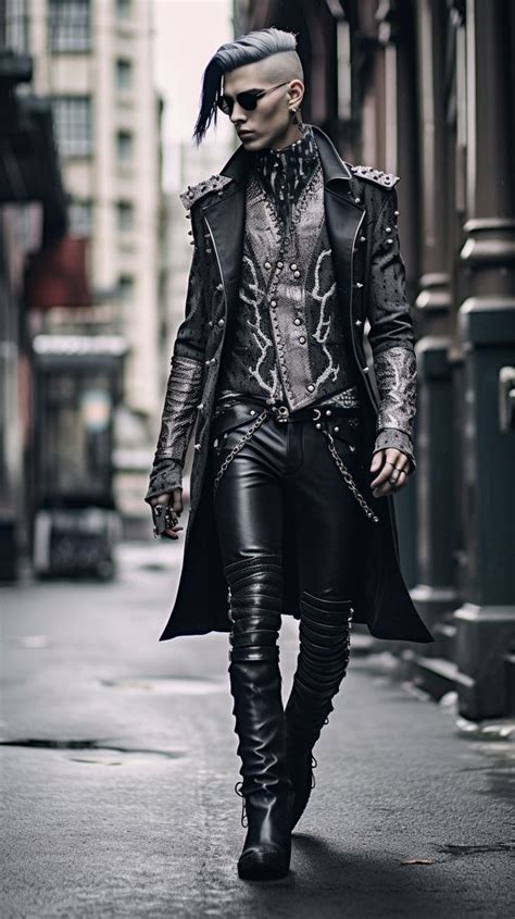 goth guys|Male goth outfits